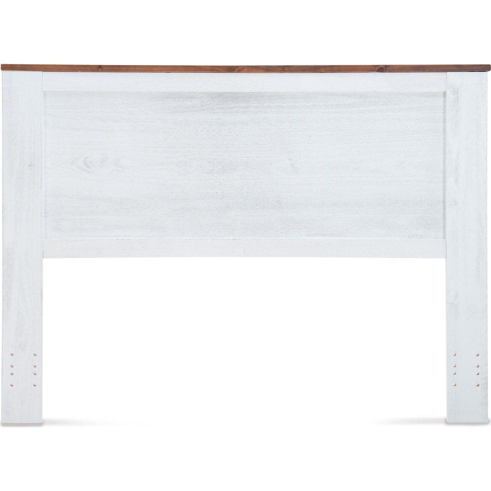 rigsby white full queen headboard   