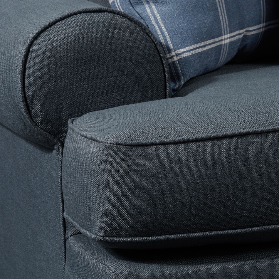 riley blue sofa   