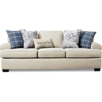 riley light brown sofa   