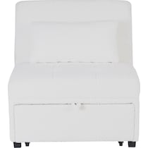 riley off white convertible chair   