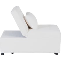 riley off white convertible chair   