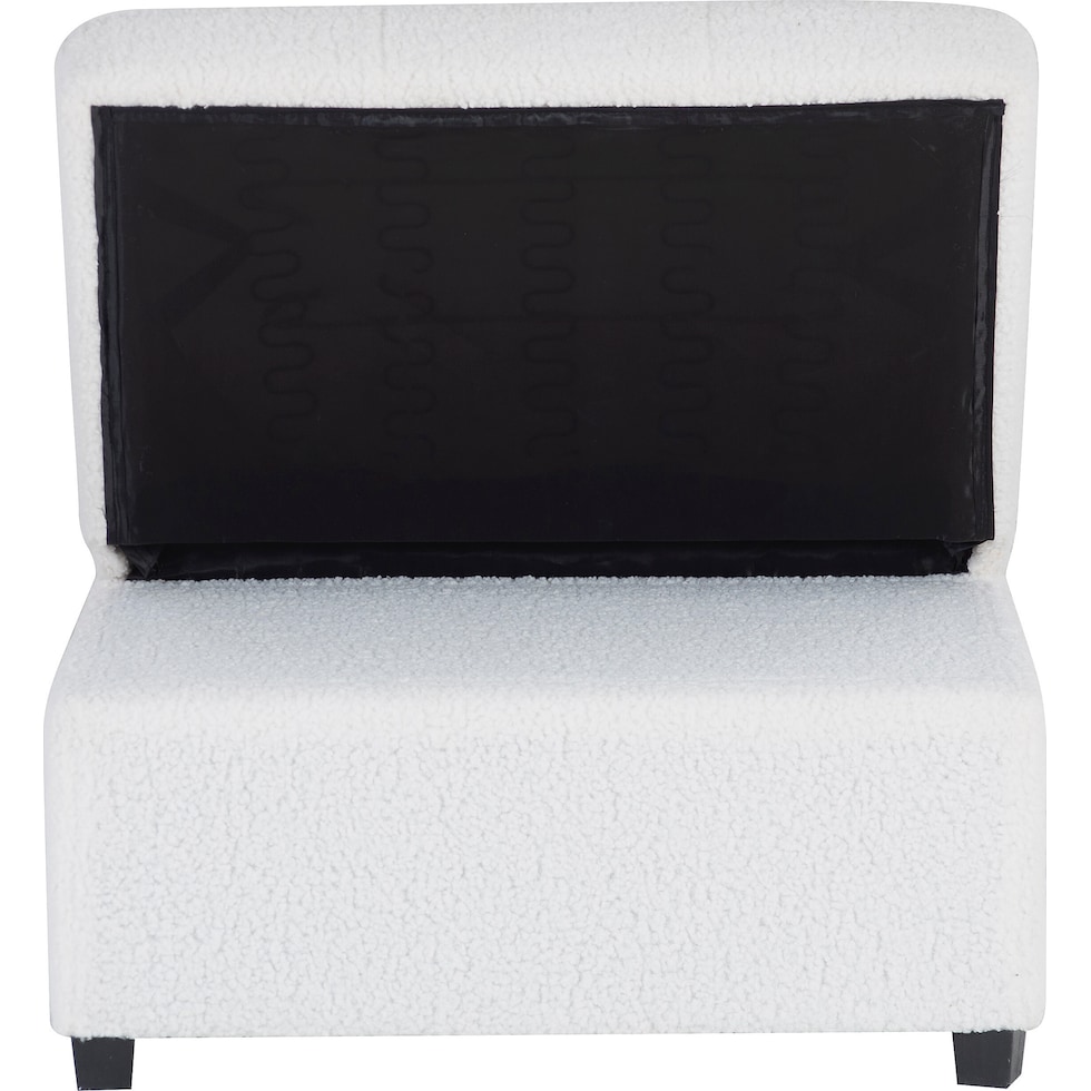 riley off white convertible chair   