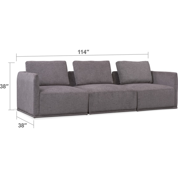 Living Room Furniture - Rio 3-Piece Sectional