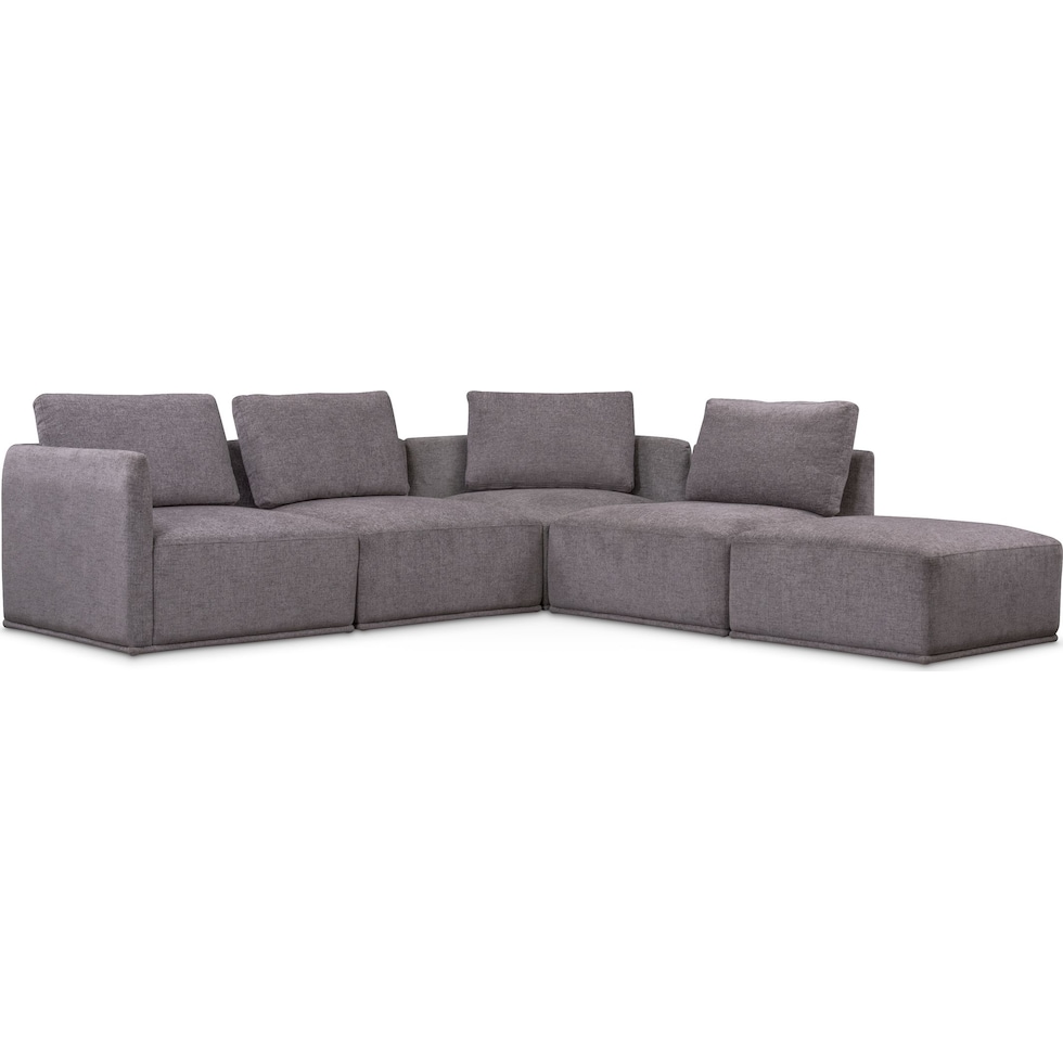 rio gray  pc sectional   