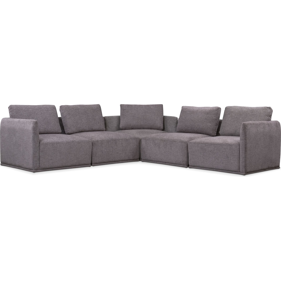 rio gray  pc sectional   