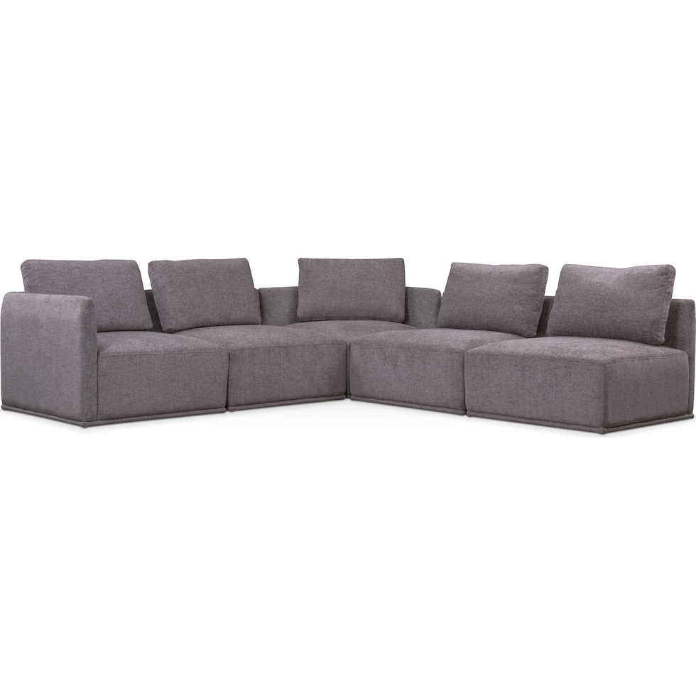rio gray  pc sectional   