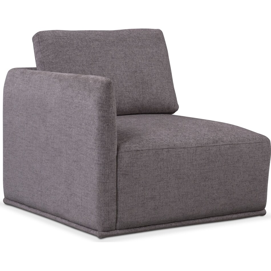rio gray corner chair   