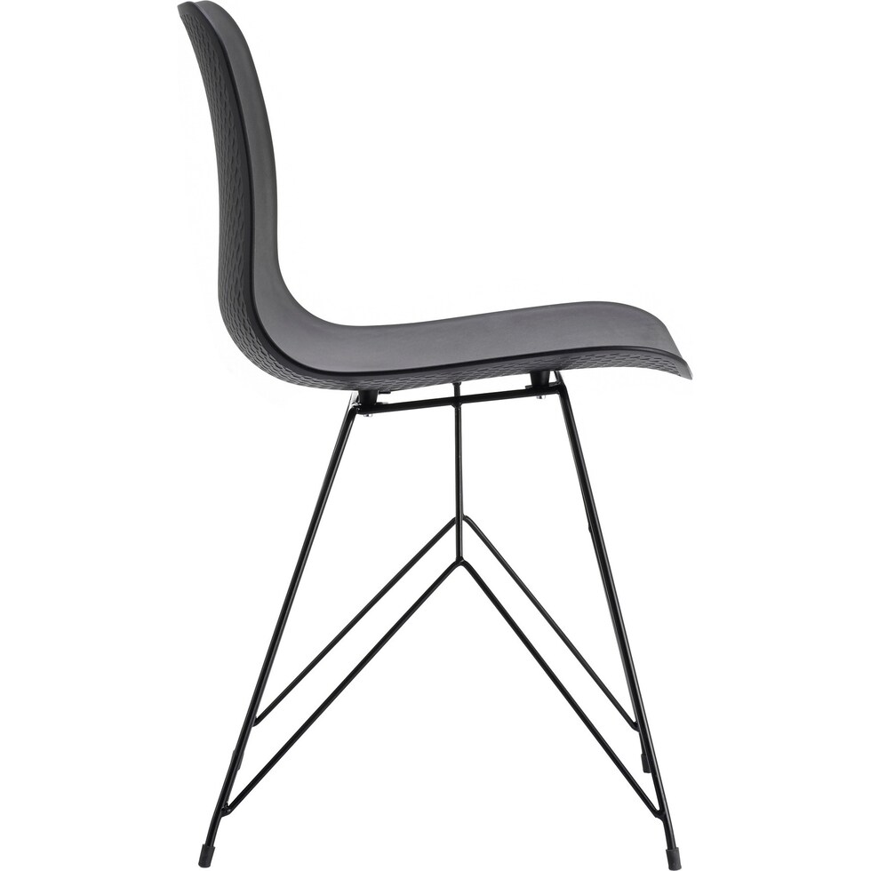 riptide black outdoor chair set   