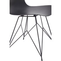 riptide black outdoor chair set   