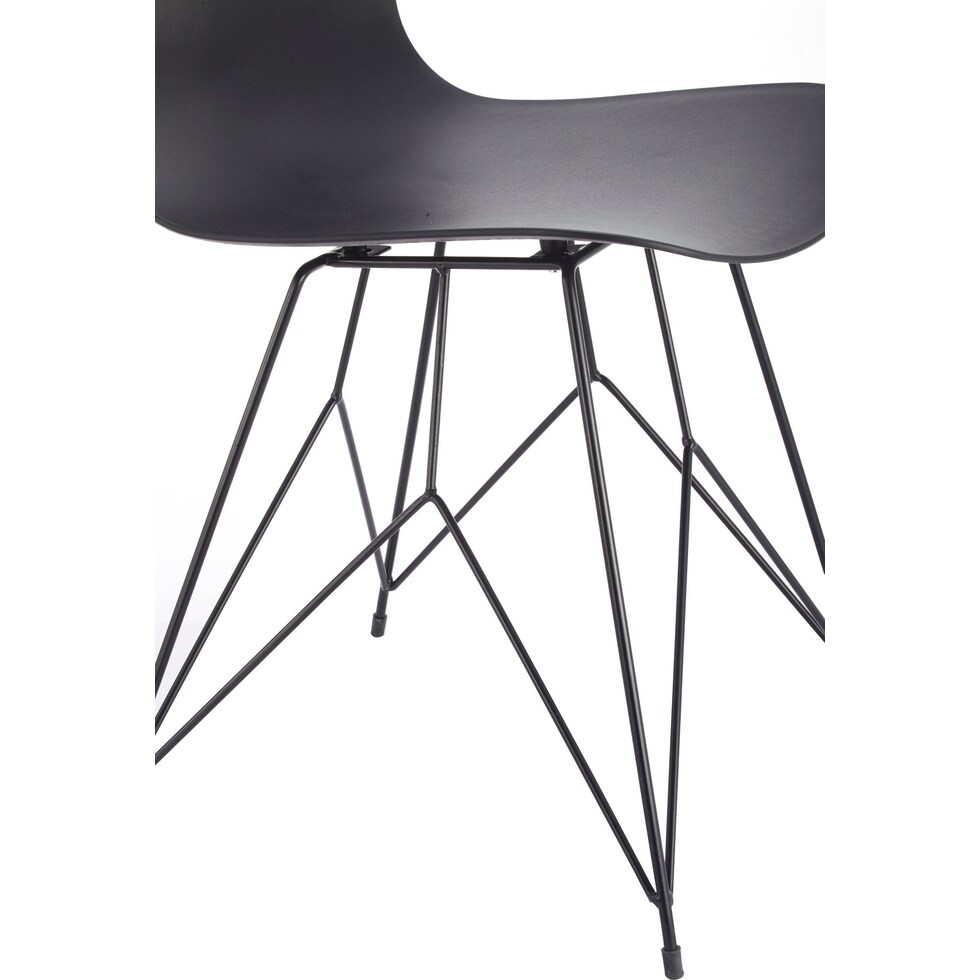 riptide black outdoor chair set   