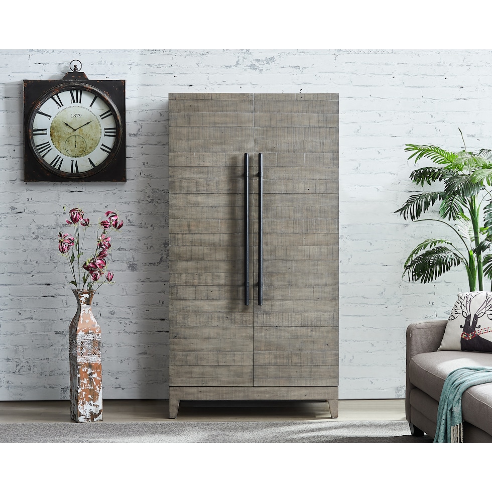 rittman gray bar cabinet   