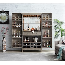 rittman gray bar cabinet   