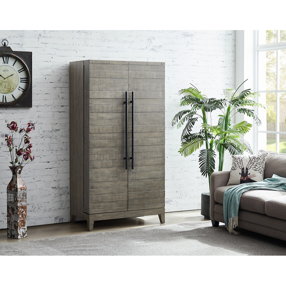 rittman gray bar cabinet   