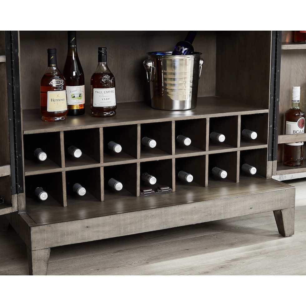 rittman gray bar cabinet   