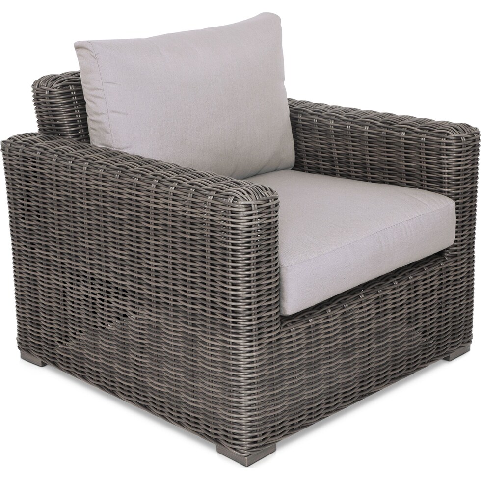 riverside gray outdoor chair   