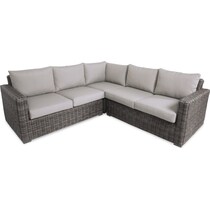 riverside gray outdoor sectional set   