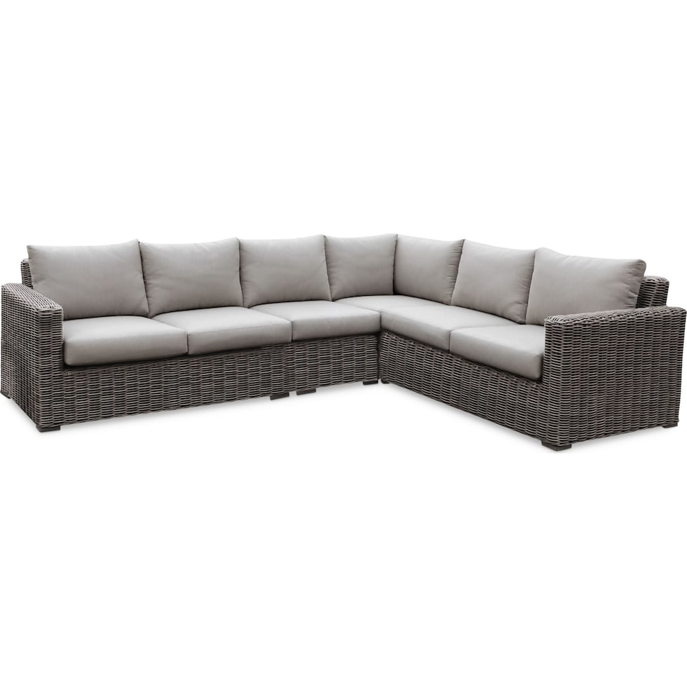 riverside gray outdoor sectional   