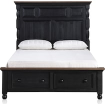 riverview black  pc queen bedroom   