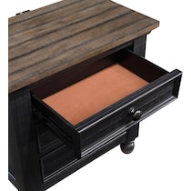 riverview black nightstand   