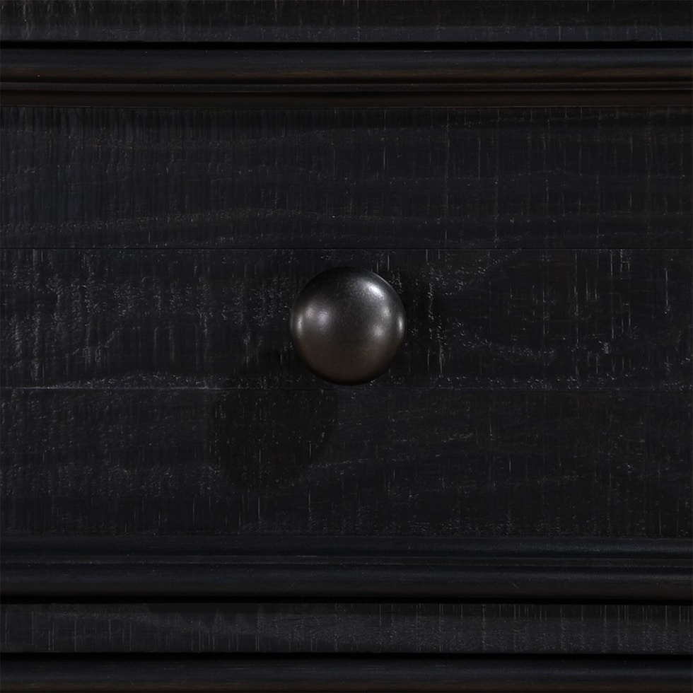 riverview black nightstand   