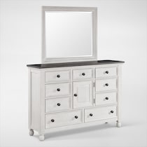 riverview white dresser and mirror web   