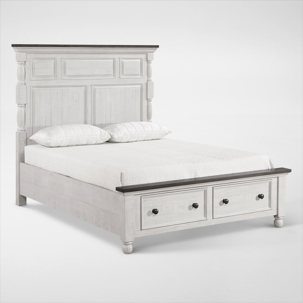 riverview white king bed web   