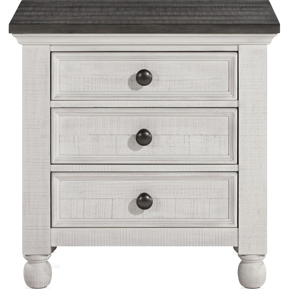 riverview white nightstand   