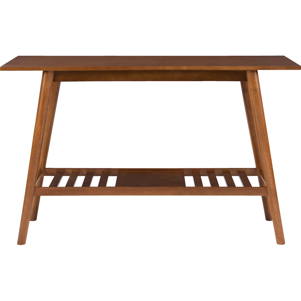 rixie dark brown console table   