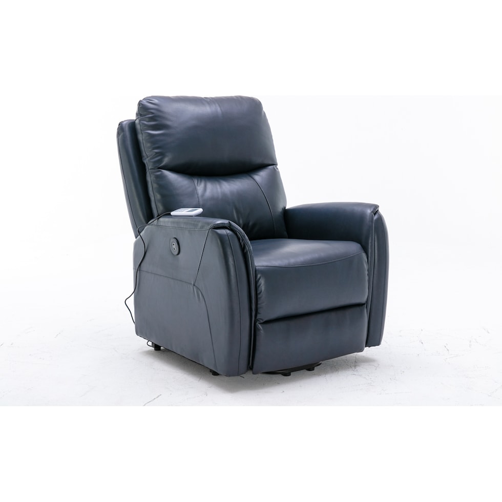 robert blue lift chair   