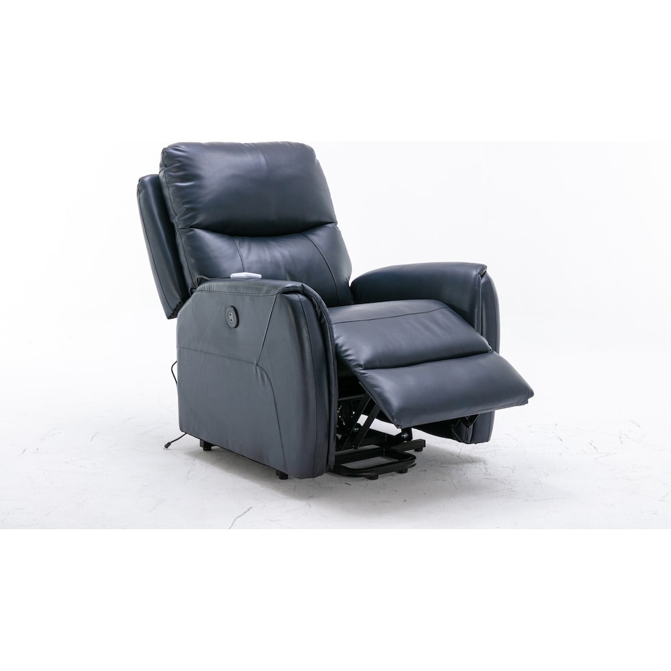 robert blue lift chair   