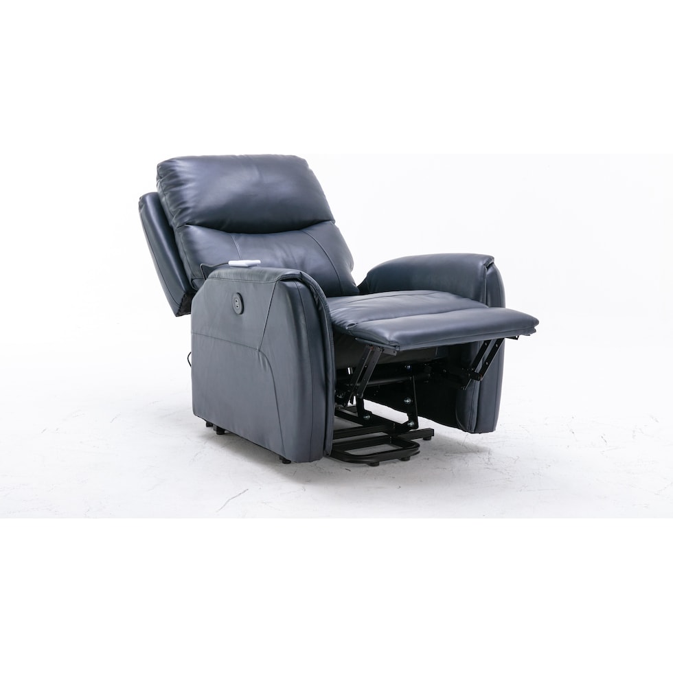 robert blue lift chair   