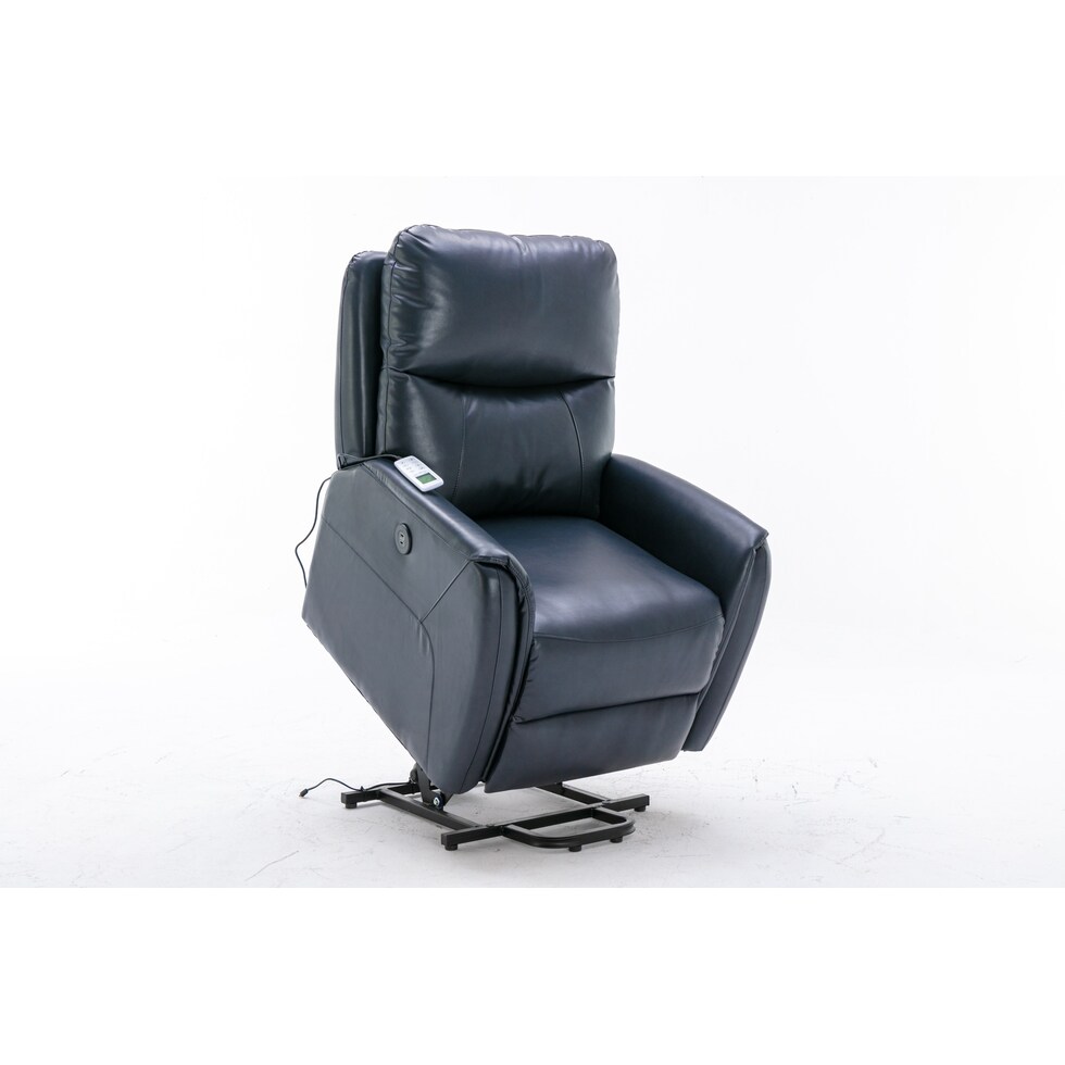 robert blue lift chair   