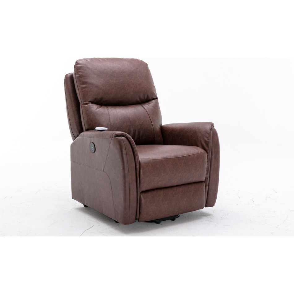 robert dark brown lift chair   