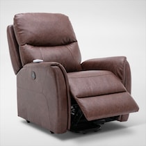 robert dark brown lift chair   