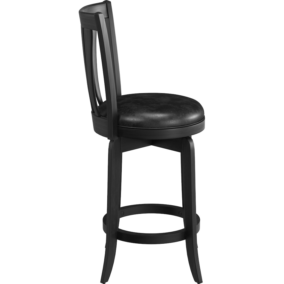 roberta black counter height stool   