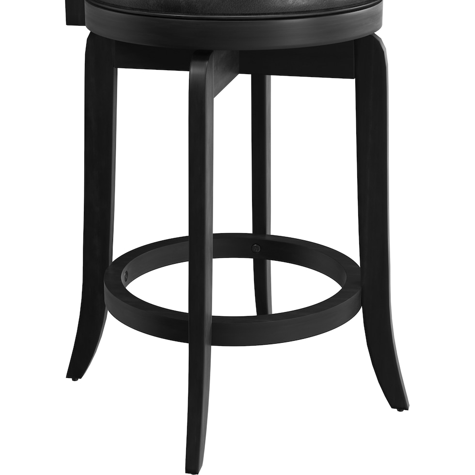 roberta black counter height stool   