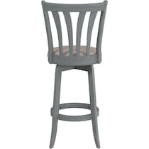 roberta blue white gray bar stool   