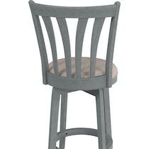 roberta blue white gray bar stool   