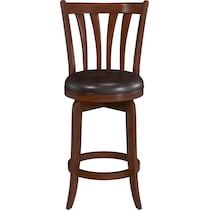roberta dark brown counter height stool   