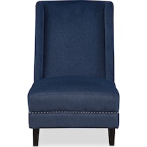 roberto blue accent chair   