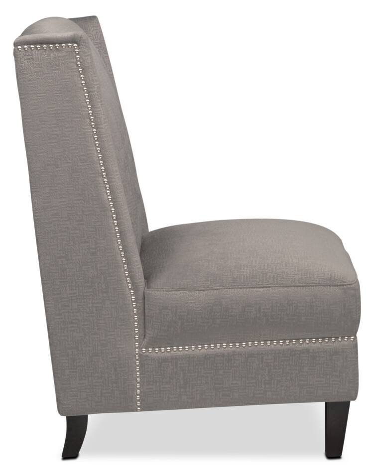 Roberto Accent Chair Gray American Signature Furniture