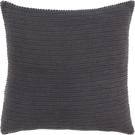 Robyn 22" X 22" Pillow - Charcoal