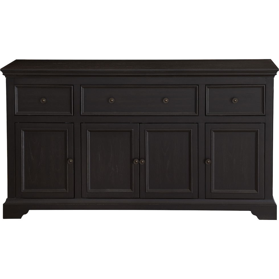 rocco black sideboard   