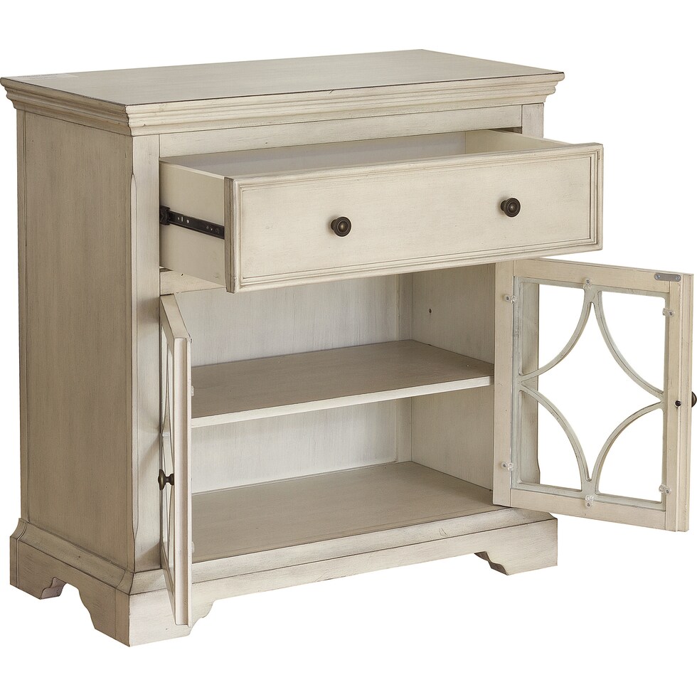 rocco white console table   