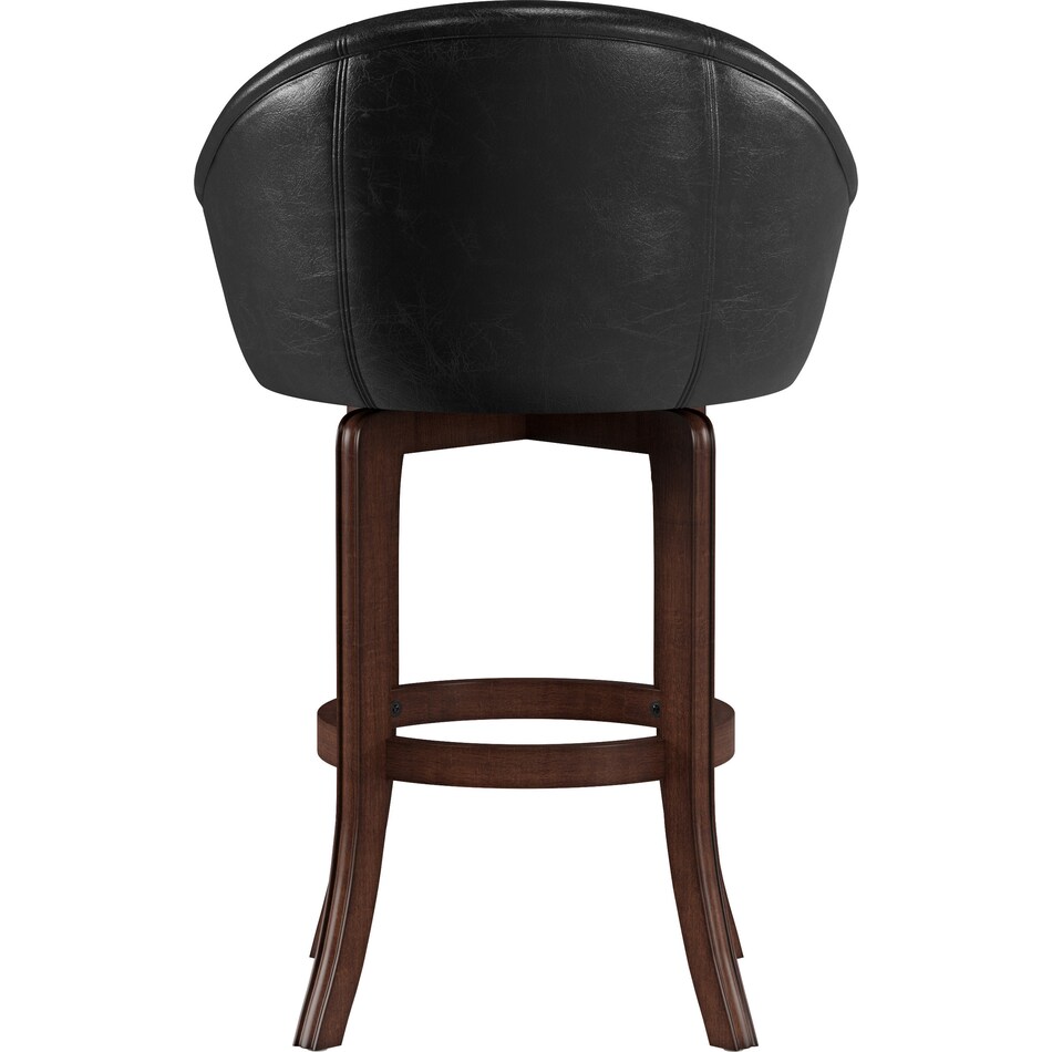 rockney dark brown bar stool   