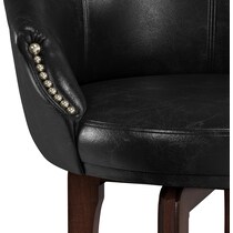 rockney dark brown bar stool   