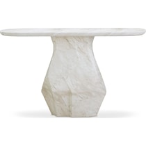 rockport white console table   
