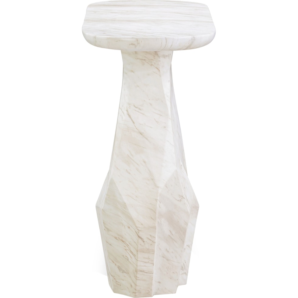 rockport white console table   