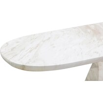 rockport white console table   