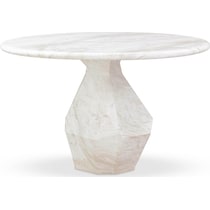 rockport white dining table   